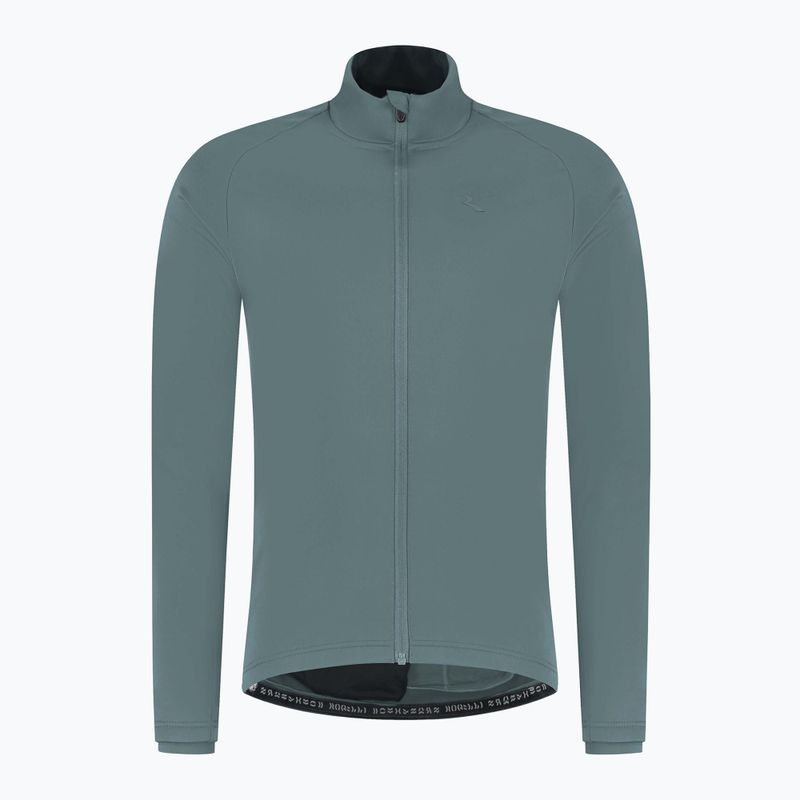 Pánska cyklistická bunda Rogelli Essential II Jacket grey 7