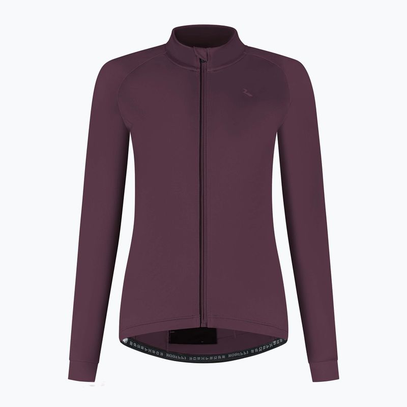 Dámsky cyklistický dres longsleeve Rogelli Essential II eggplant 7