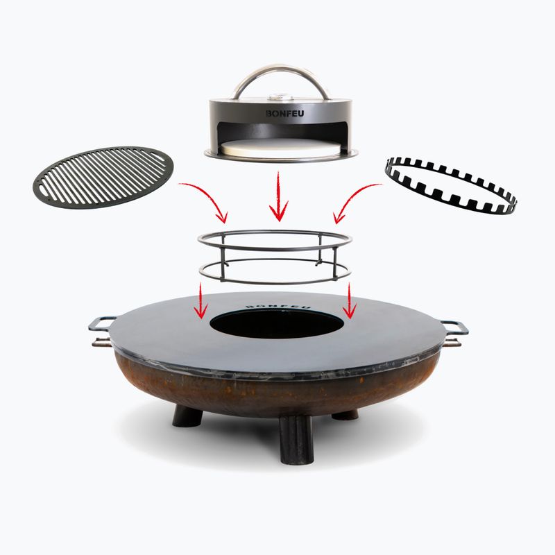 Záhradné ohnisko BonFeu BonBowl Plus 100 cm 2
