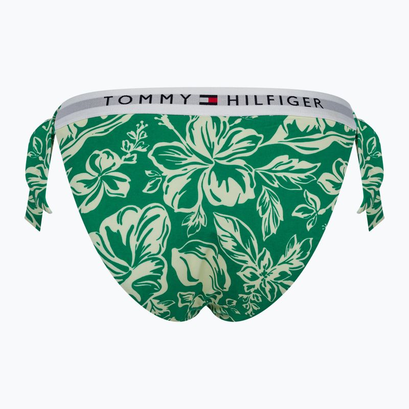 Spodný diel plaviek Tommy Hilfiger Cheeky Side Tie Bikini Print vintage tropical olympic green 2