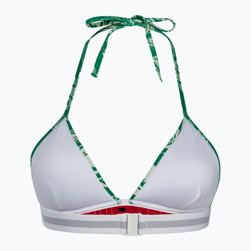 Vrchný diel plaviek  Tommy Hilfiger Triangle Fixed Foam Print vinted tropical olympic green 2