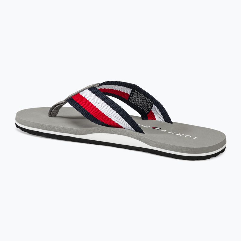 Pánske žabky Tommy Hilfiger Corporate Beach Sandal antique silver 3