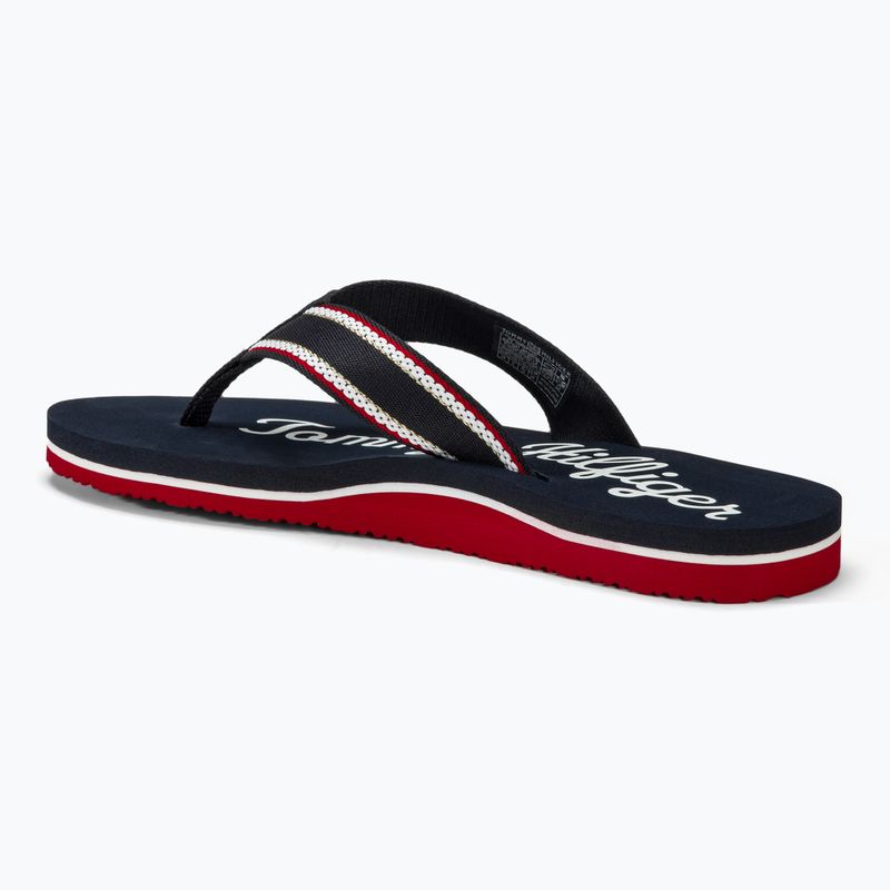 Dámske žabky Tommy Hilfiger Im Graphic Beach Sandal space blue 3