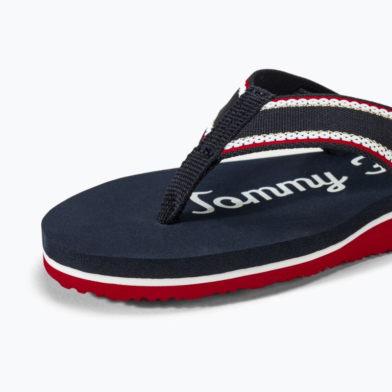 Dámske žabky Tommy Hilfiger Im Graphic Beach Sandal space blue 7