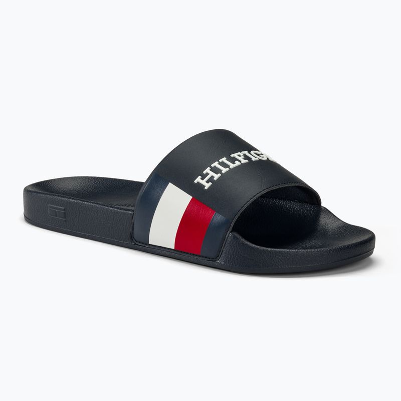 Detské šľapky Tommy Hilfiger RWB Pool Slide desert sky
