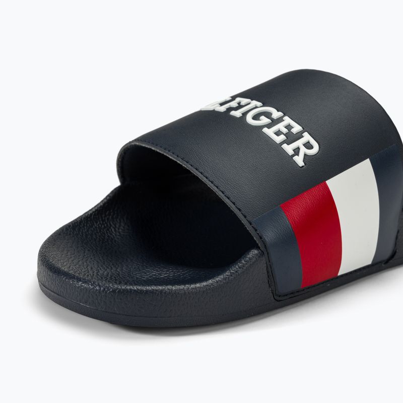 Detské šľapky Tommy Hilfiger RWB Pool Slide desert sky 7