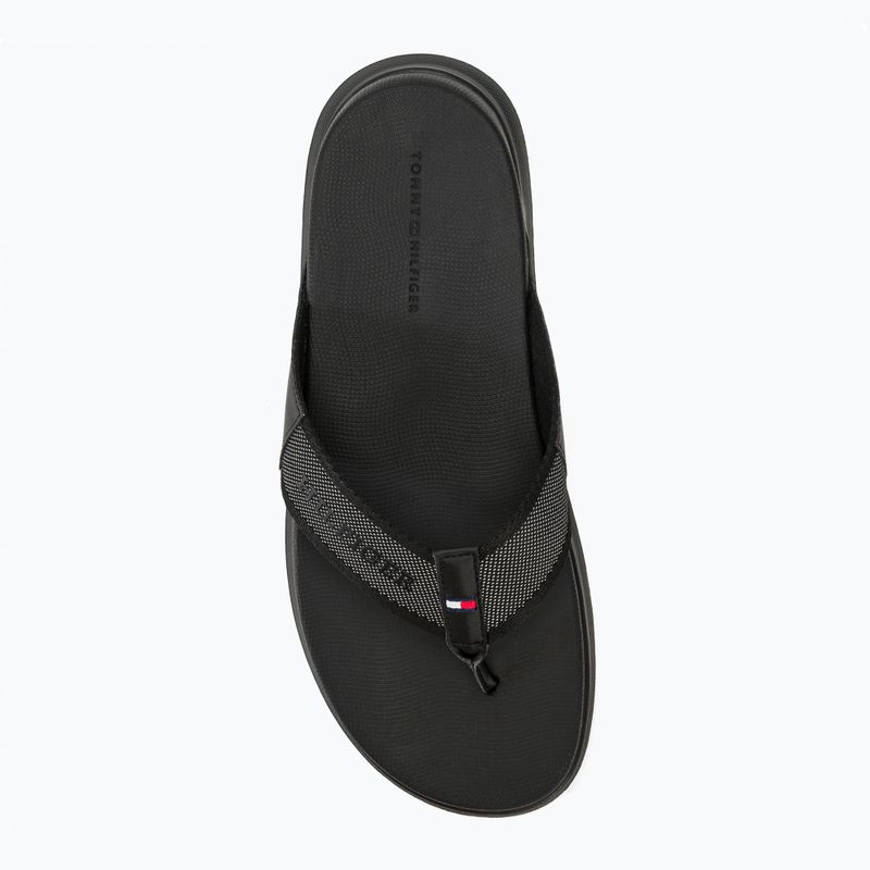 Pánske plážové sandále Tommy Hilfiger Comfort Toe Post black 5