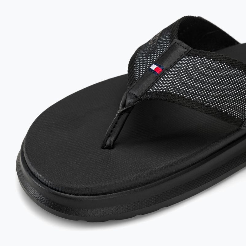 Pánske plážové sandále Tommy Hilfiger Comfort Toe Post black 7