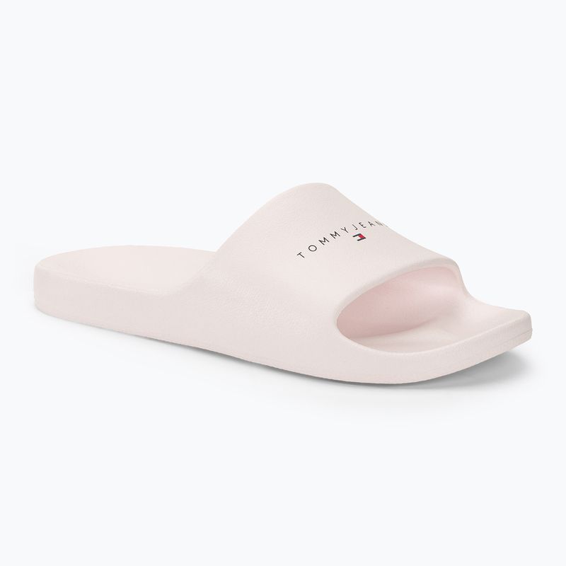 Tommy Jeans Women's Printed Pu Pool Slide ecru