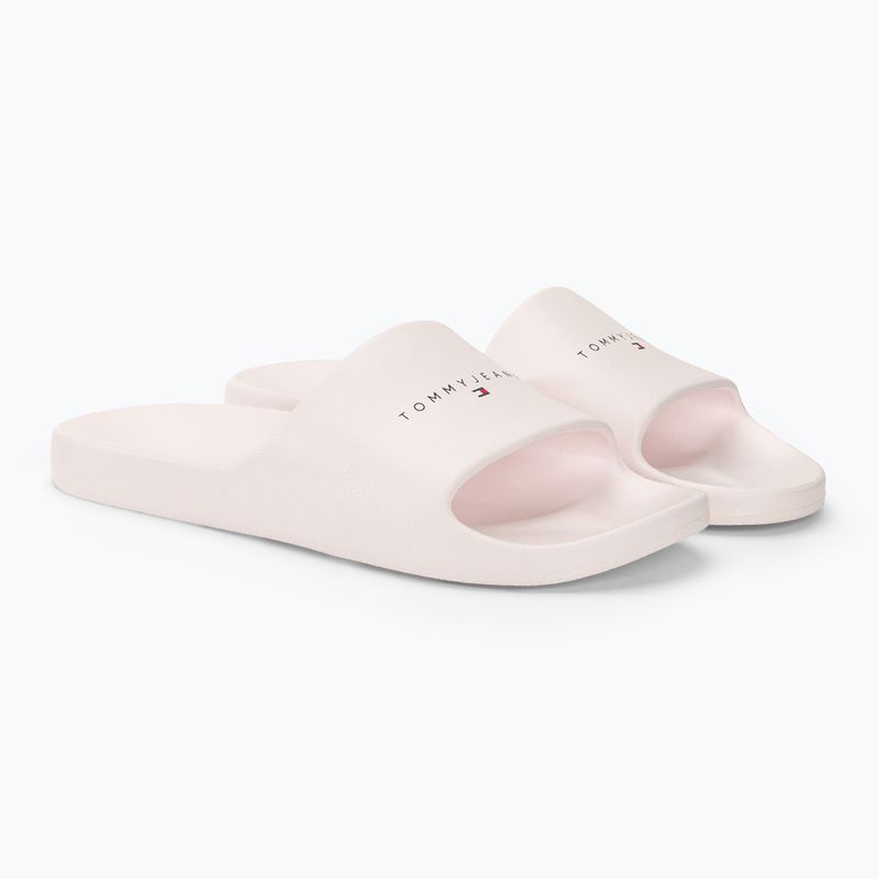 Tommy Jeans Women's Printed Pu Pool Slide ecru 4