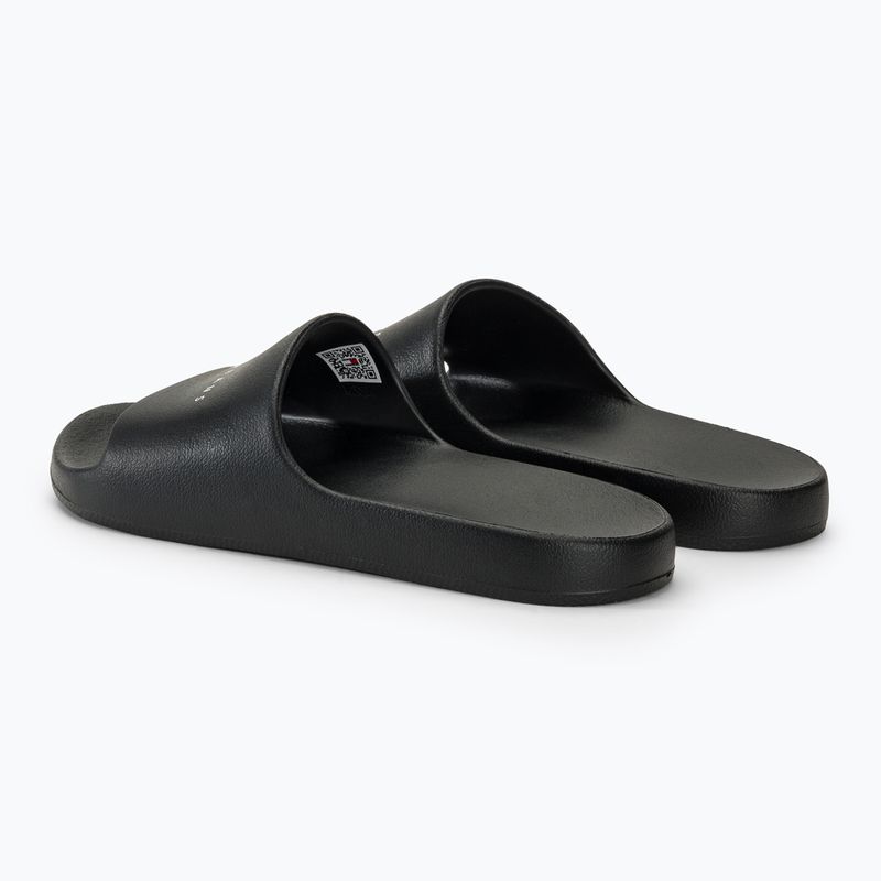 Tommy Jeans Women's Printed Pu Pool Slide black 3