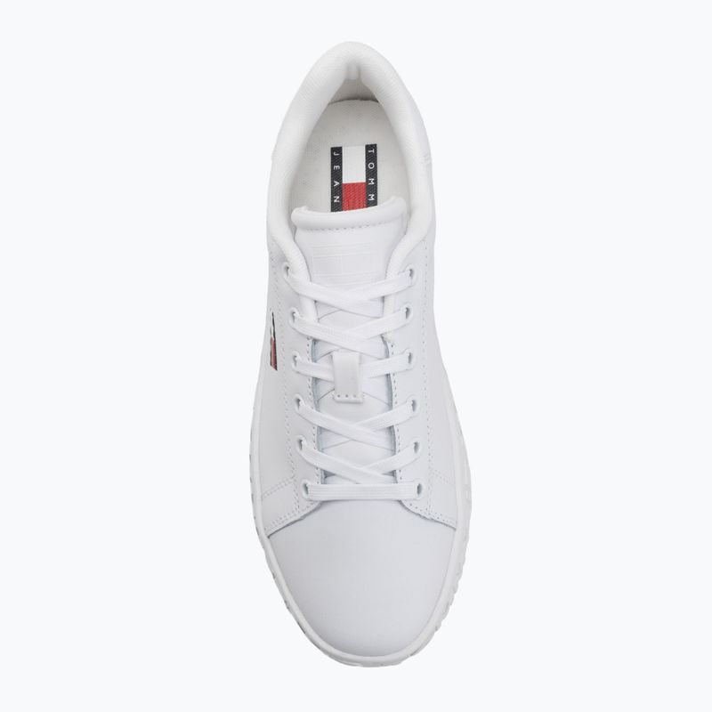 Dámske topánky Tommy Jeans Log Outsole white 5