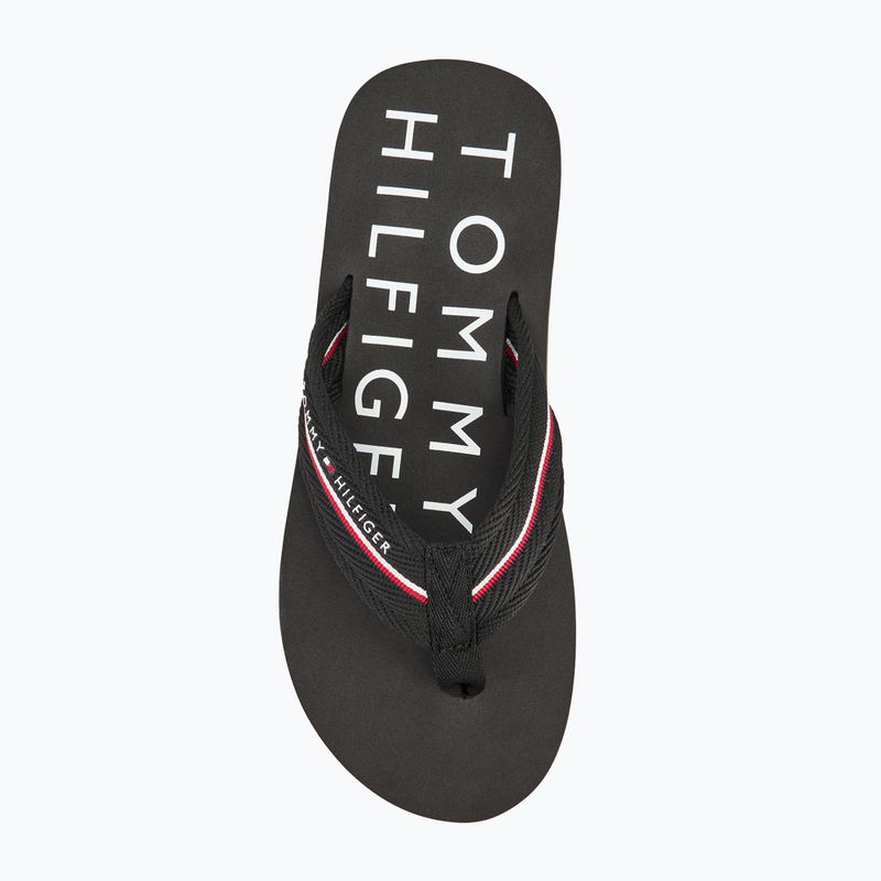 Pánske žabky Tommy Hilfiger Web Beach Sandal black 5