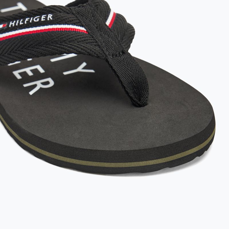 Pánske žabky Tommy Hilfiger Web Beach Sandal black 7