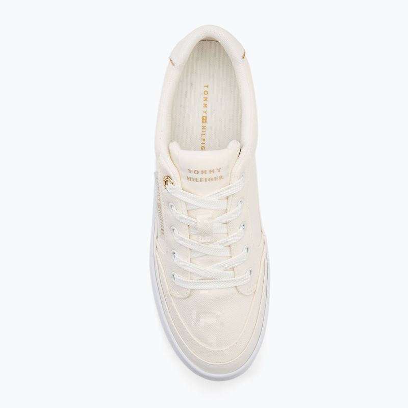 Dámske tenisky Tommy Hilfiger Essential Vulc Textile YBL ecru 5