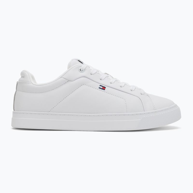 Pánske topánky Tommy Hilfiger Icon Court Lth Flag Ess white 2