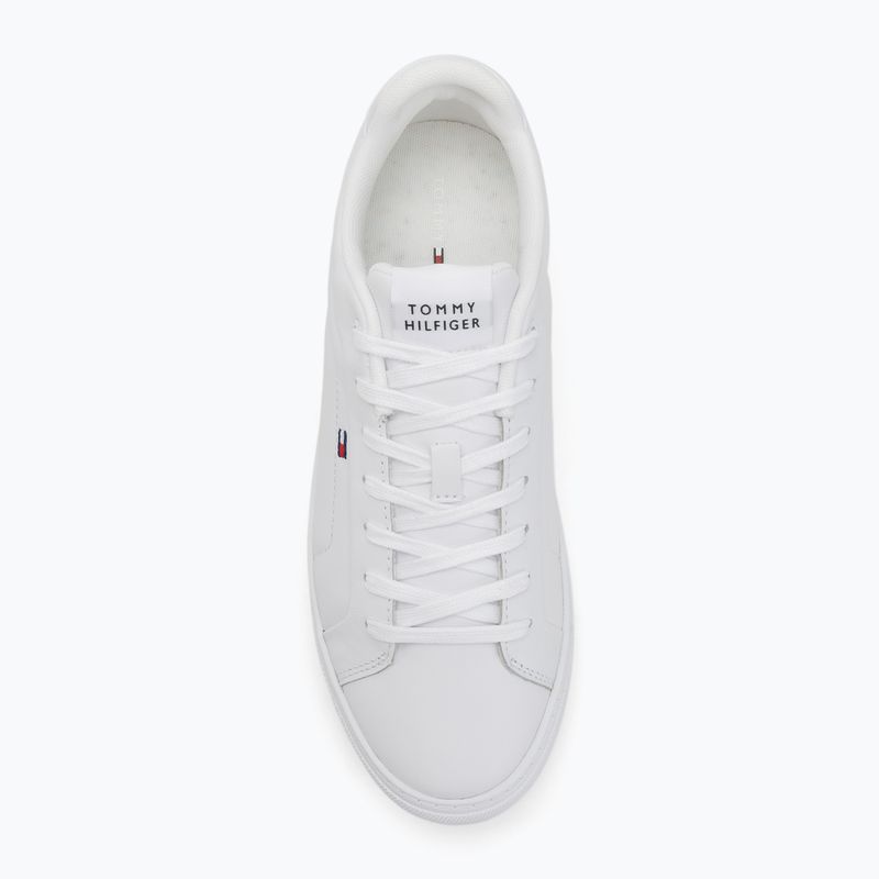 Pánske topánky Tommy Hilfiger Icon Court Lth Flag Ess white 5