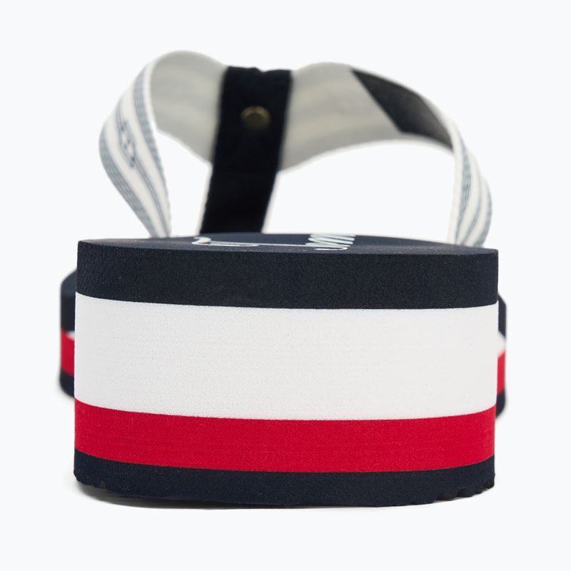 Dámske žabky Tommy Hilfiger Im Th Signature Beach Sandal rwb 6