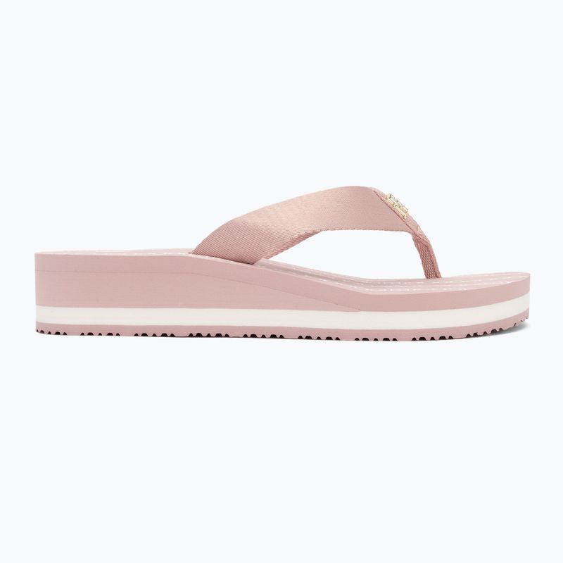 Dámske žabky Tommy Hilfiger Im Th Chainprint Midwedge Sandal foggy pink 2