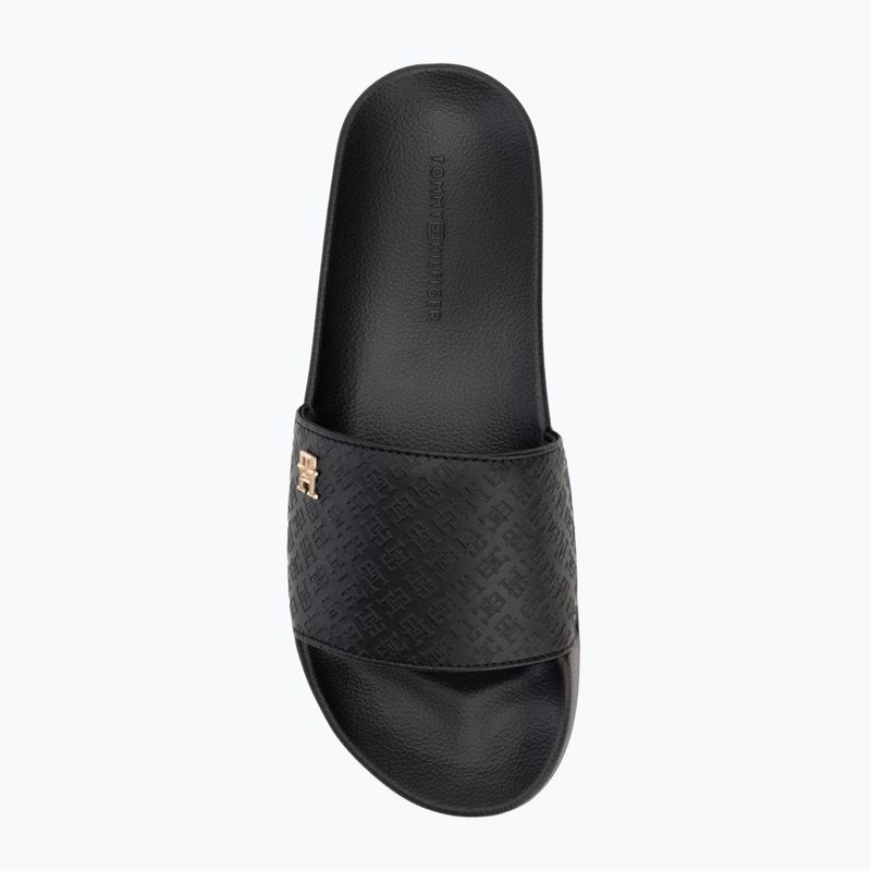 Dámske šľapky Tommy Hilfiger Monogram Poolside black 5