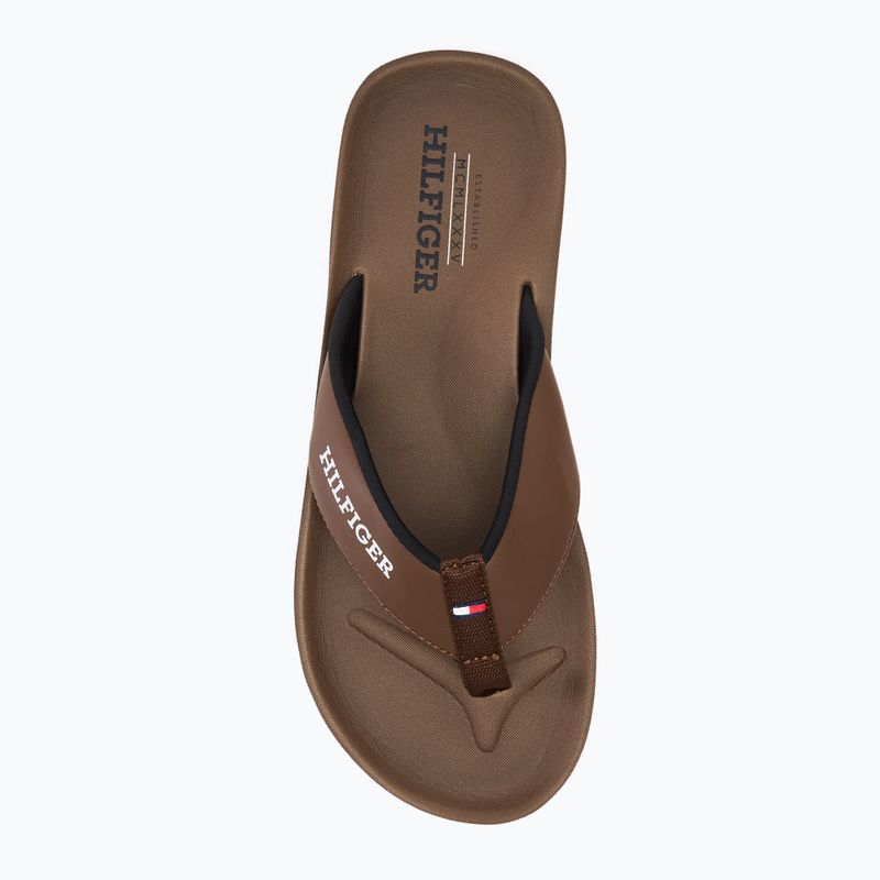 Pánske žabky Tommy Hilfiger Padded Comfort B Sandal legacy brown 5