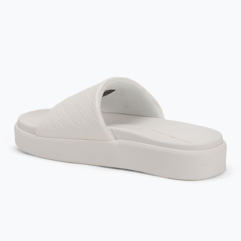 Dámske šľapky Tommy Hilfiger Platform Monogram Poolslide ancient white 3