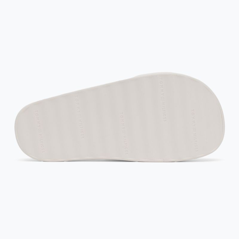 Dámske šľapky Tommy Hilfiger Platform Monogram Poolslide ancient white 4