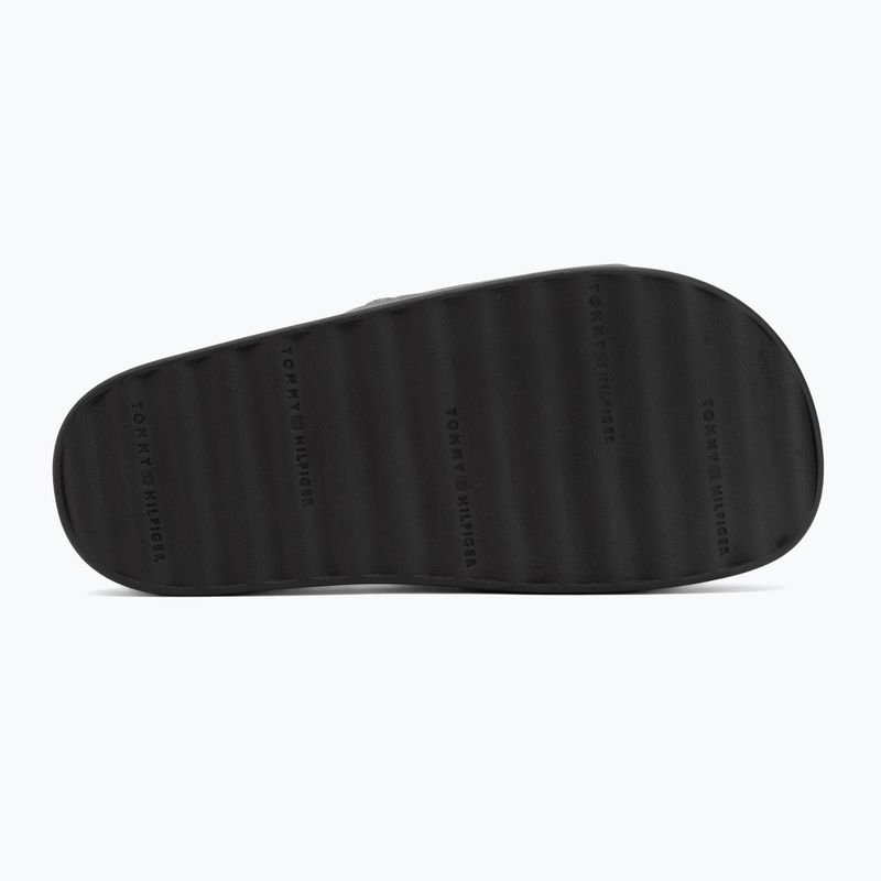 Dámske šľapky Tommy Hilfiger Platform Monogram Poolslide black 4