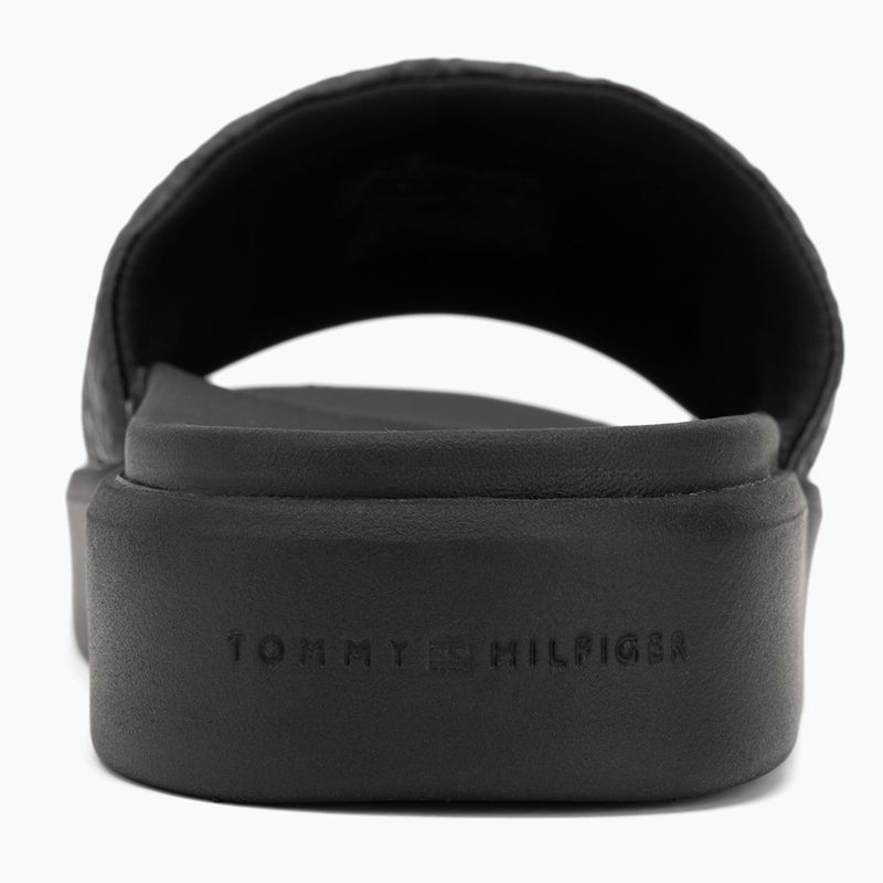 Dámske šľapky Tommy Hilfiger Platform Monogram Poolslide black 6