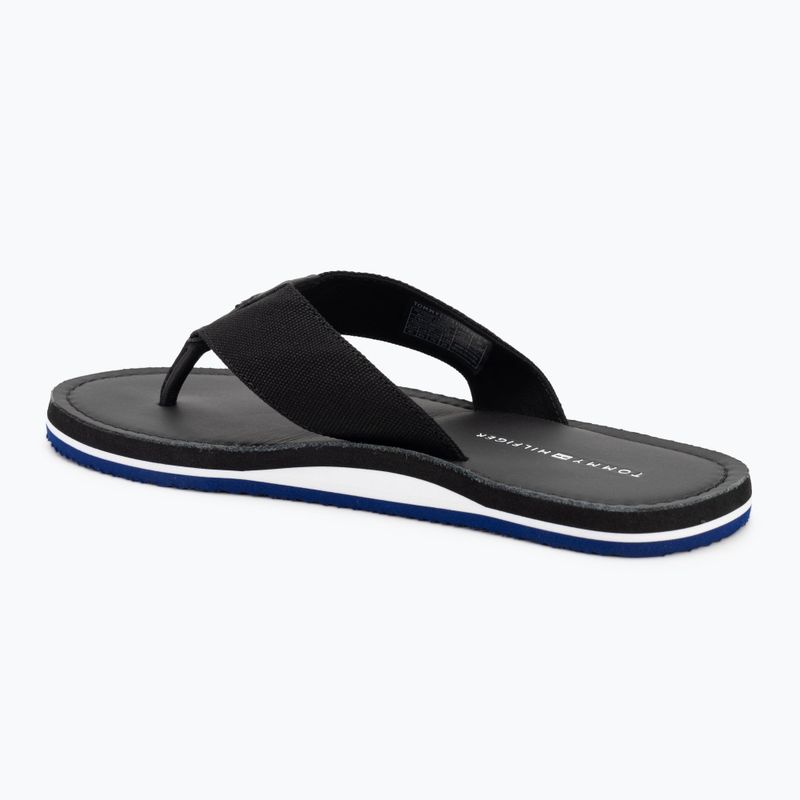 Pánske žabky Tommy Hilfiger Leather Beach Sandal black 3