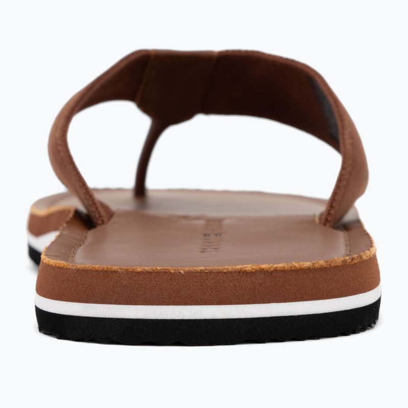 Pánske žabky Tommy Hilfiger Leather Beach Sandal winter cognac 6