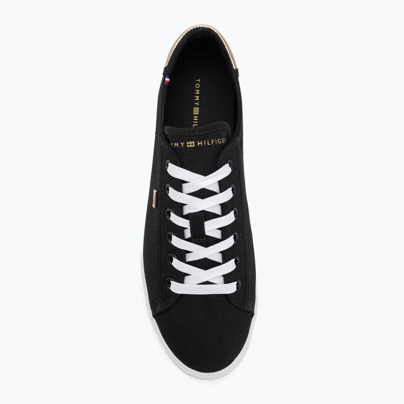 Dámske tenisky Tommy Hilfiger Vulc Canvas Lace Up black 5