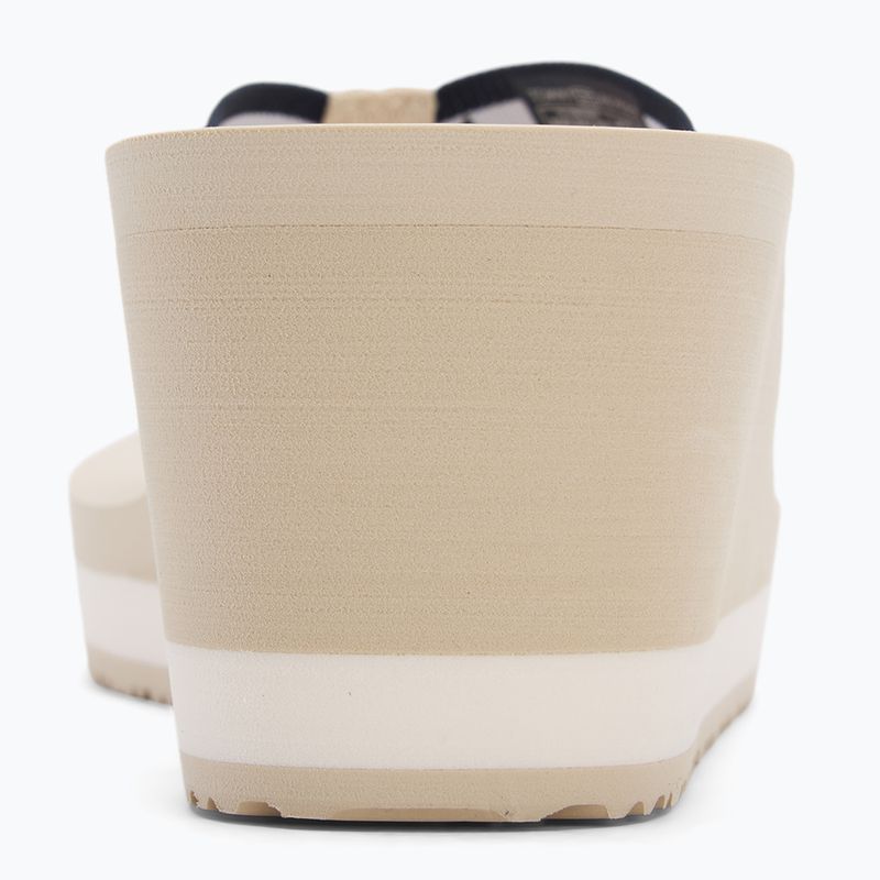 Dámske žabky Tommy Hilfiger Corporate Wedge Beach Sandal muslin 6