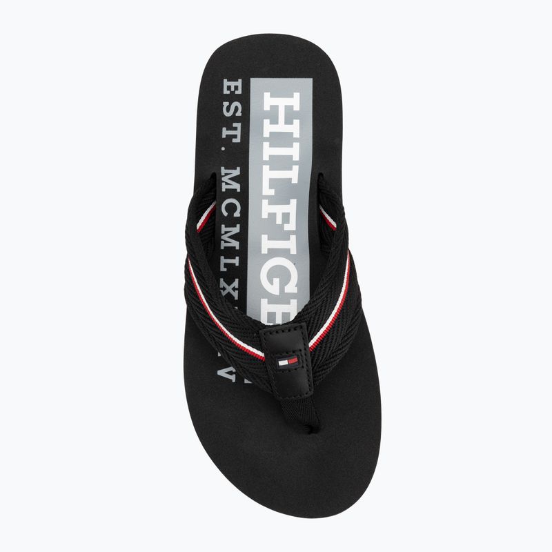 Pánske žabky Tommy Hilfiger Corporate Beach Sandal black 5