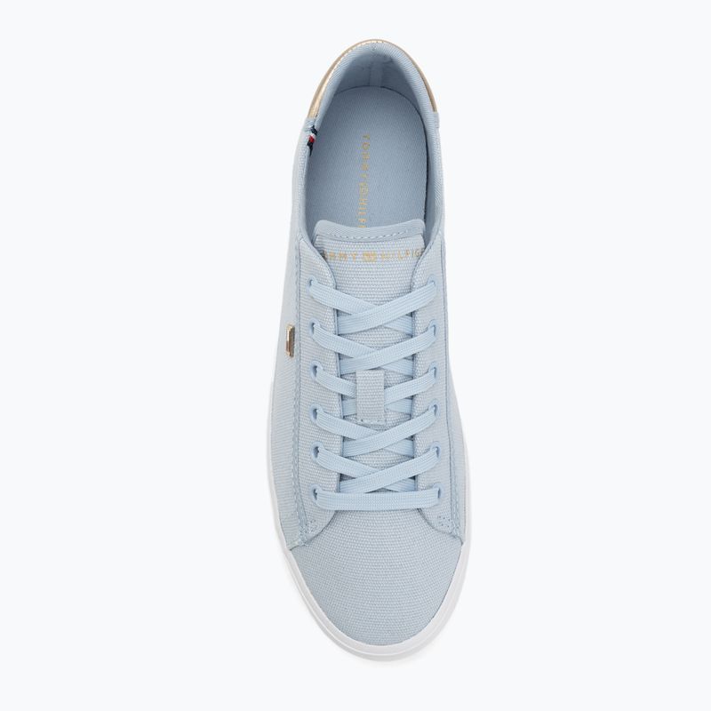 Dámske tenisky Tommy Hilfiger Vulc Canvas Lace Up breezy blue 5