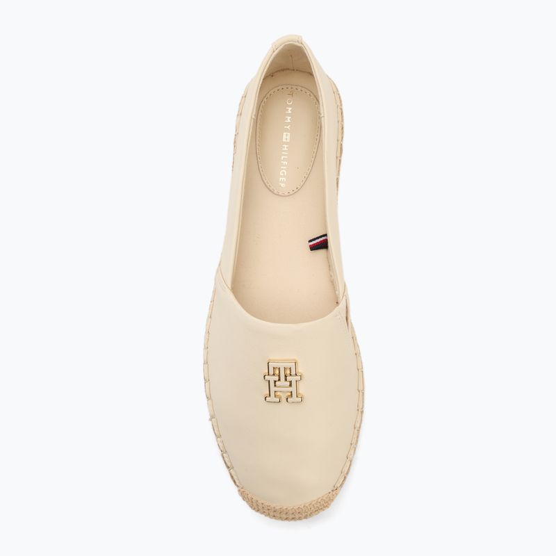 Dámske topánky Tommy Hilfiger Th Logo Leather muslin 5