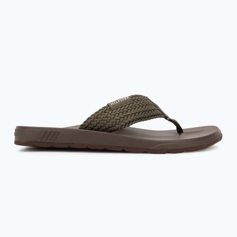 Pánske žabky Tommy Hilfiger Molded Web Beach Sandal army green 2