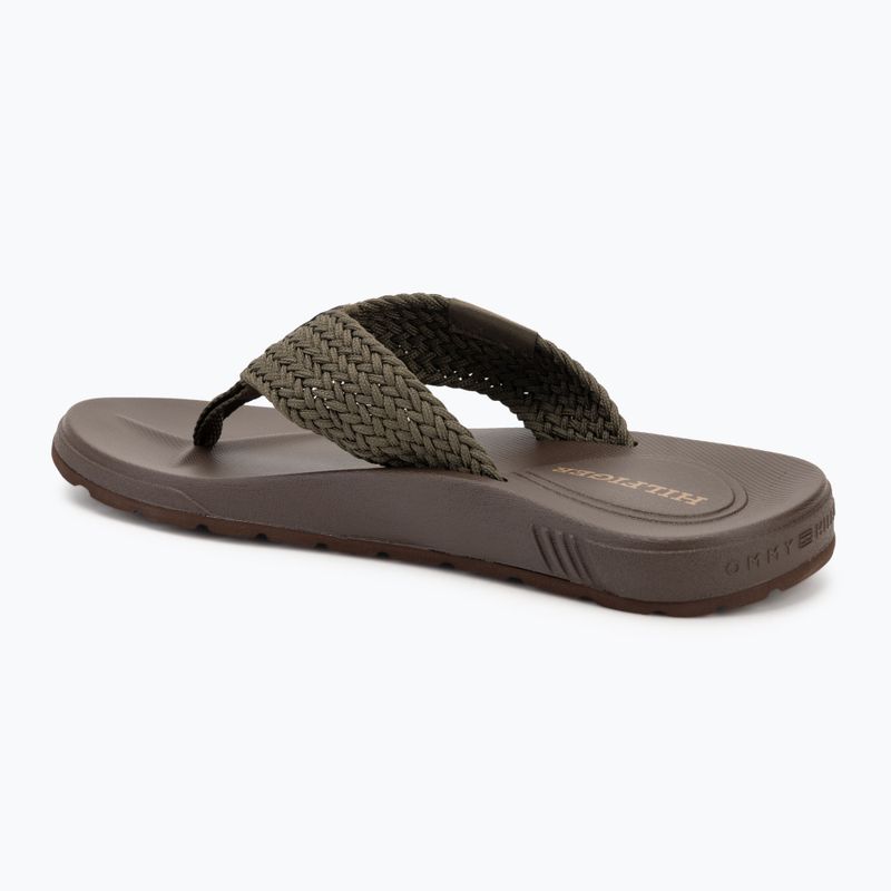 Pánske žabky Tommy Hilfiger Molded Web Beach Sandal army green 3