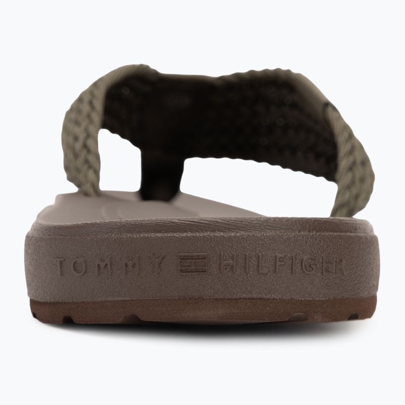Pánske žabky Tommy Hilfiger Molded Web Beach Sandal army green 6