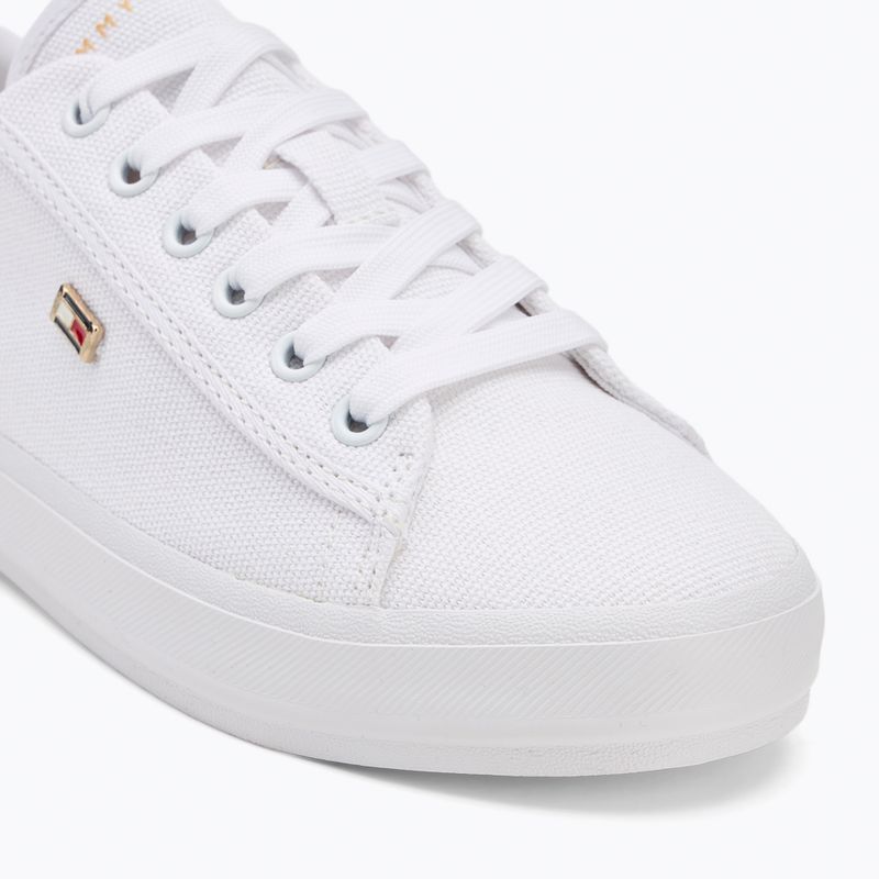Dámske tenisky Tommy Hilfiger Vulc Canvas Lace Up white 7