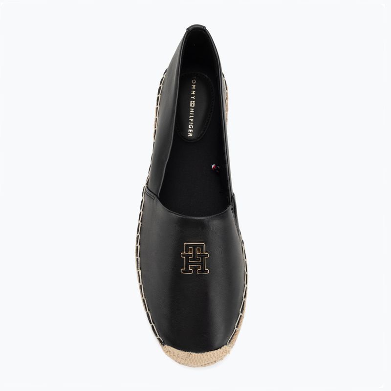 Dámske topánky Tommy Hilfiger Th Logo Leather black 5