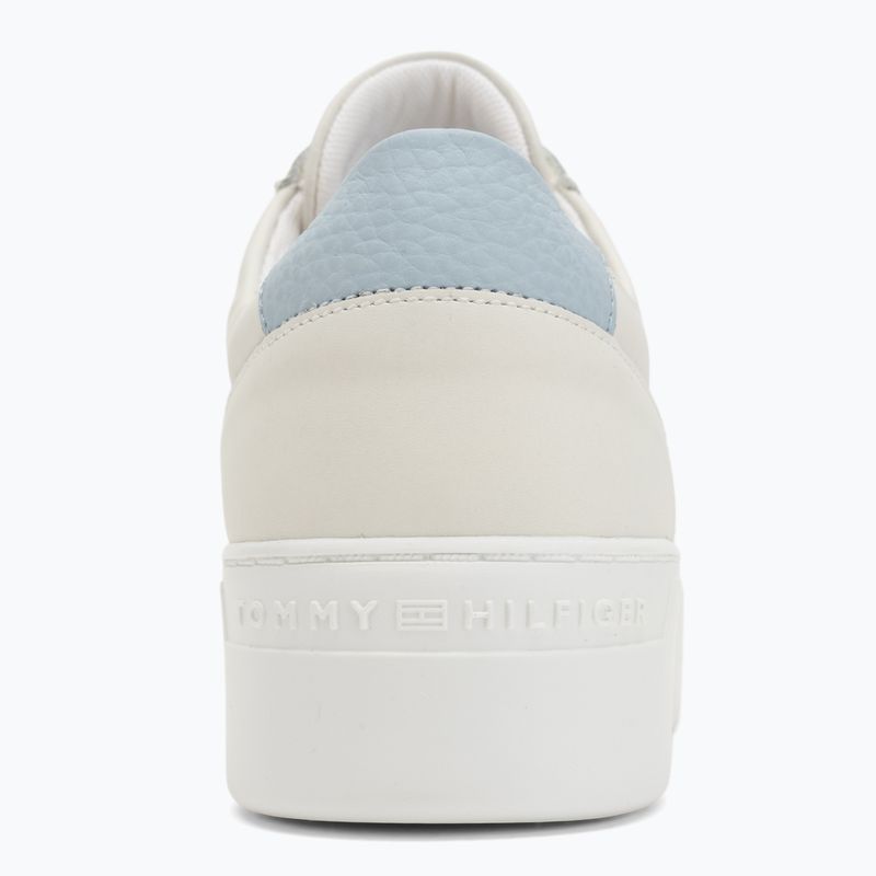 Dámske topánky Tommy Hilfiger Platform Court ecru/breezy blue 6