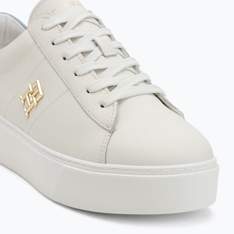 Dámske topánky Tommy Hilfiger Platform Court ecru/breezy blue 7