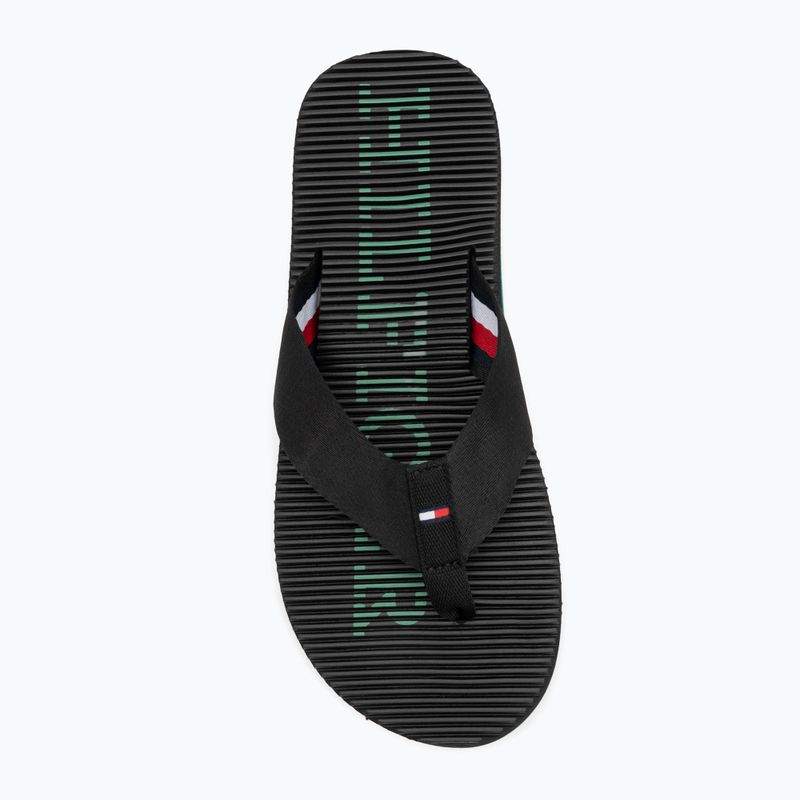 Pánske žabky Tommy Hilfiger Massage Beach Sandal black 5