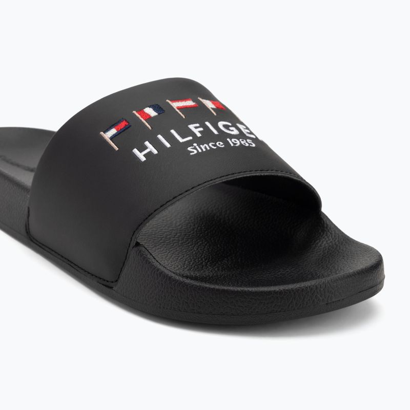 Pánske šľapky Tommy Hilfiger Flags Pool Slide black 7
