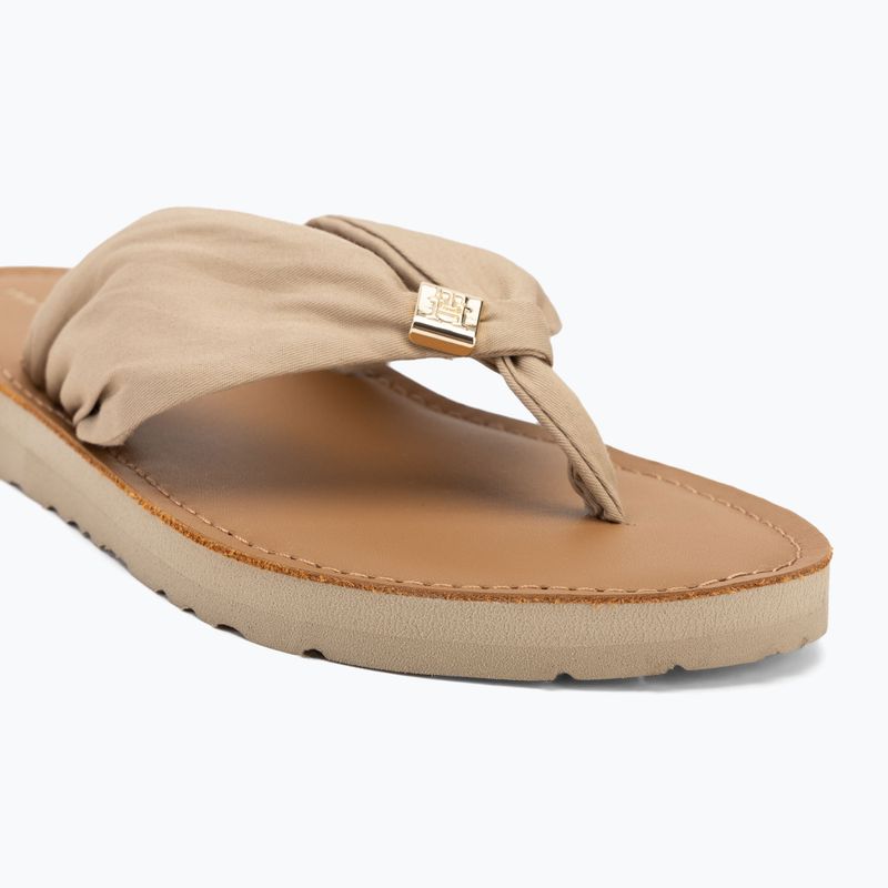 Dámske žabky Tommy Hilfiger Elevated Beach Sandal horseradish 7