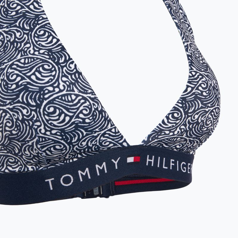 Tommy Hilfiger Horný diel plaviek s potlačou Rp ilustrovaná vlna dark night navy 3