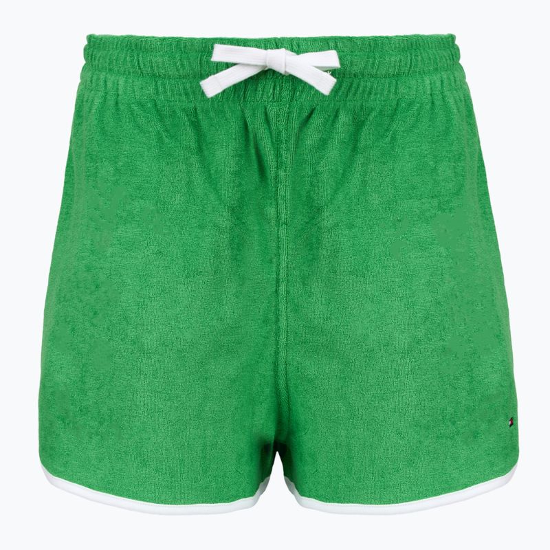 Tommy Hilfiger dámske froté šortky radiant green