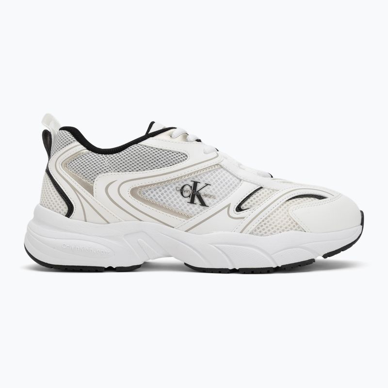 Dámske topánky Calvin Klein YW0YW01807 Retro Tennis Mesh Ml bright white/black 2