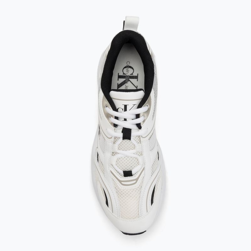 Dámske topánky Calvin Klein YW0YW01807 Retro Tennis Mesh Ml bright white/black 5